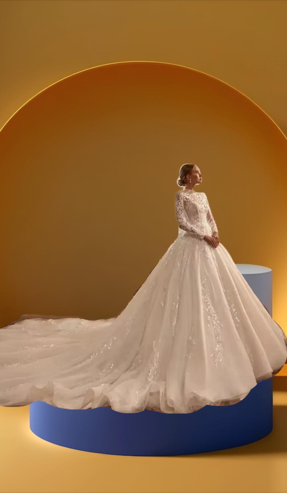 Beautiful bridal gown dress