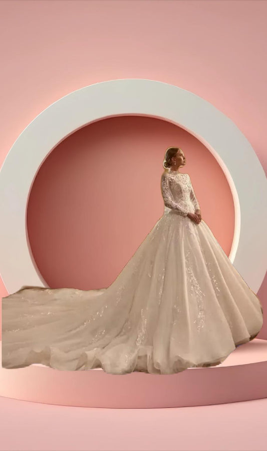 Beautiful bridal gown dress