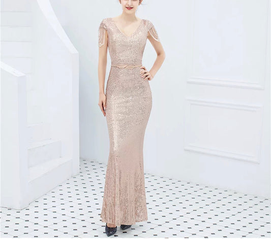 Mura Boutique Elegant Evening Dress with Custom Sizes