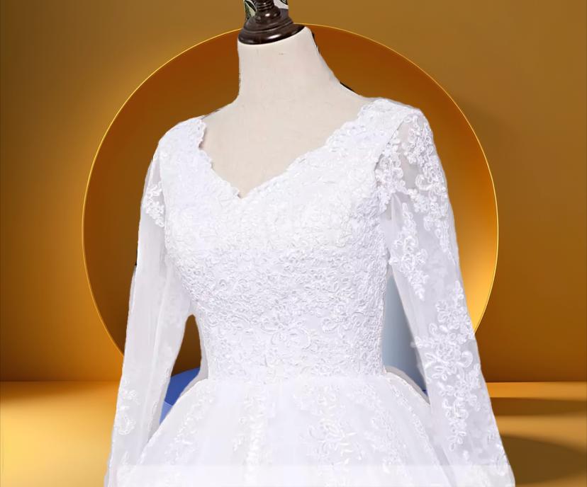 Elegant bridal gown