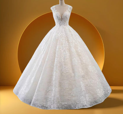 bell gown bridal dress