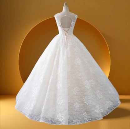 bell gown bridal dress