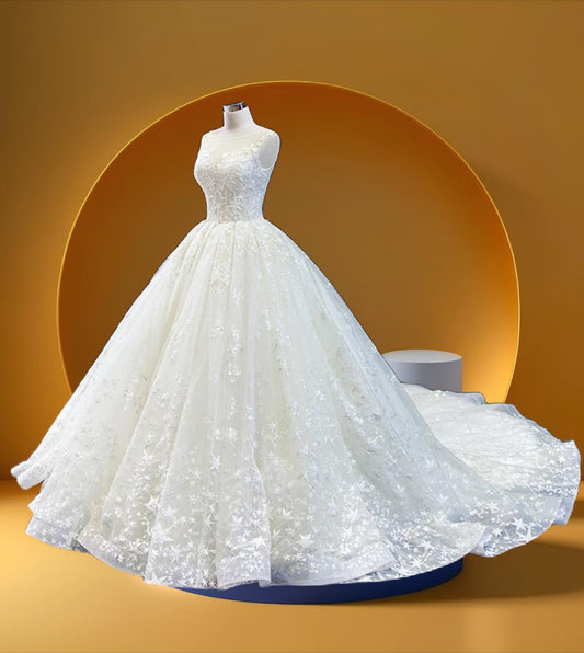 beautiful bell gown bridal wedding dress (Copy)