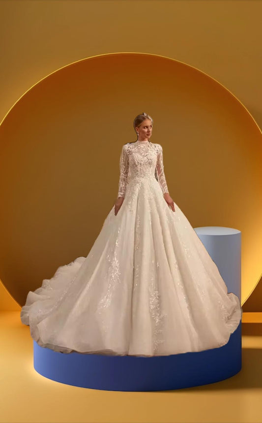 Beautiful bridal gown dress