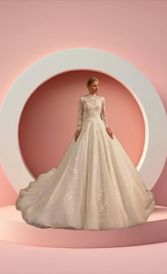 Beautiful bridal gown dress