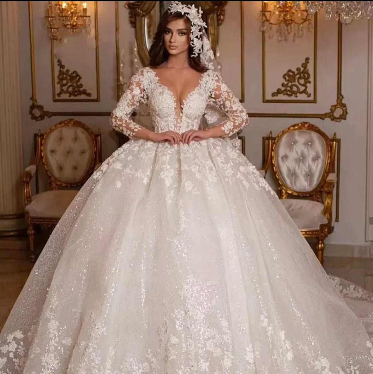 Ball gown bridal wedding dress - Mura Boutique