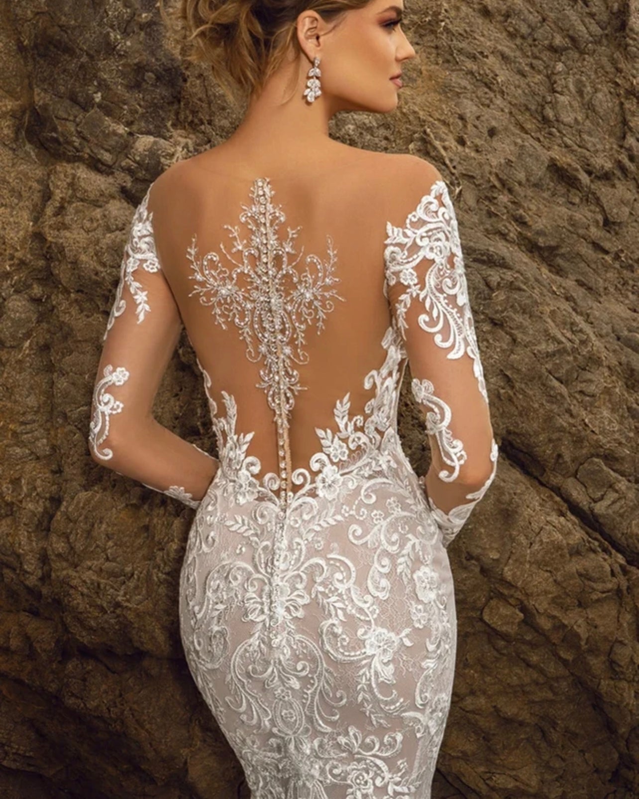Beaded mermaid bridal dress - Mura Boutique