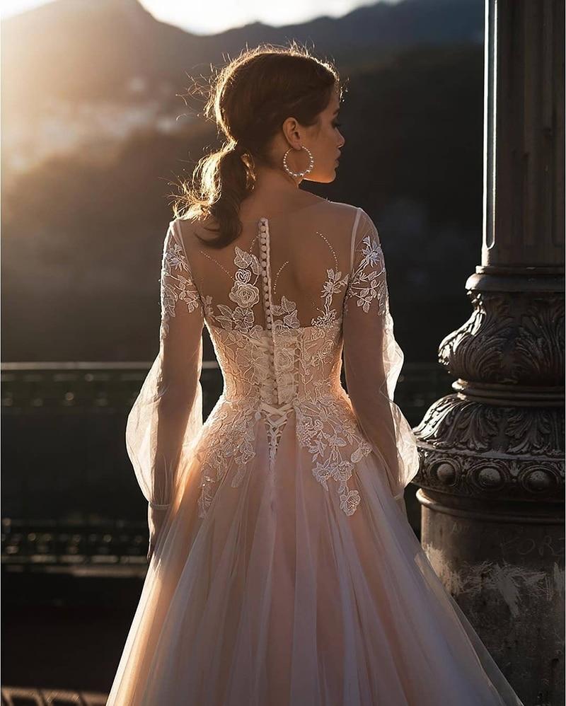 Elegant A - Line Wedding Dress - Mura Boutique