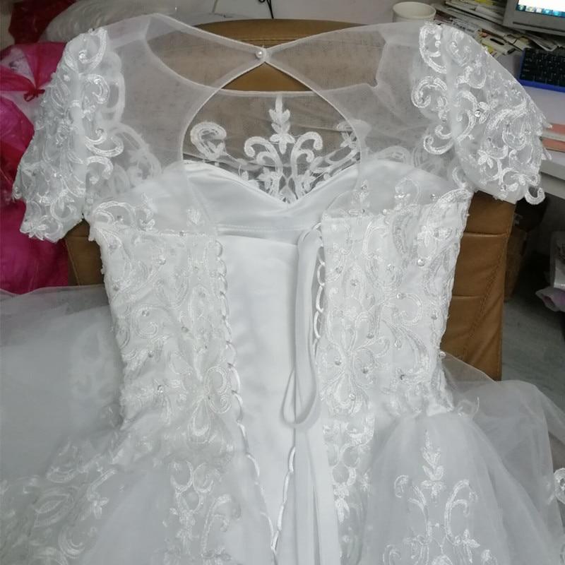 Vintage Lace Appliques African Wedding Dress - Mura Boutique