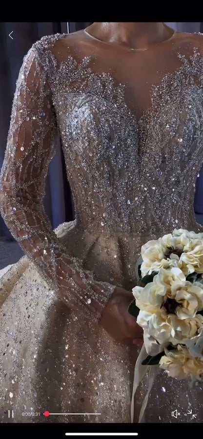 Robe de mariée lourde