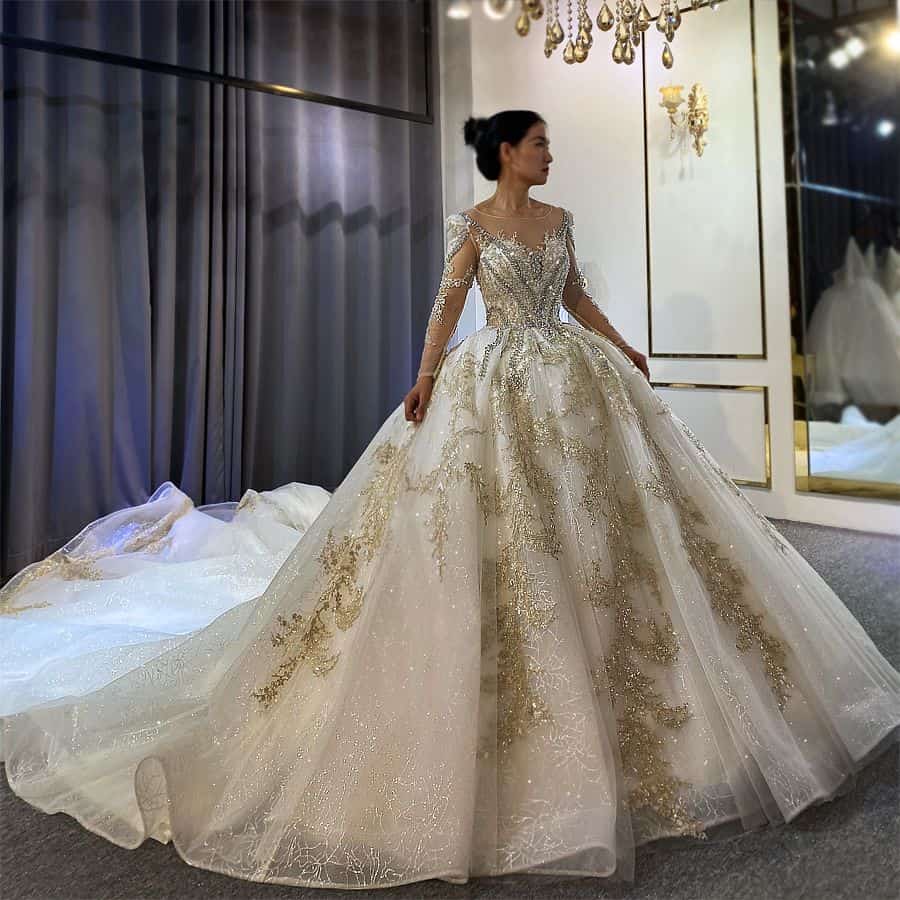 High quality luxury bridal gown